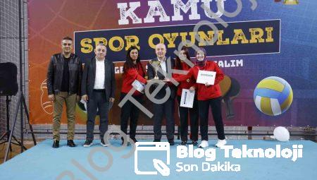 Kamu Spor Oyunları’nda şampiyonlar kupalarını aldı