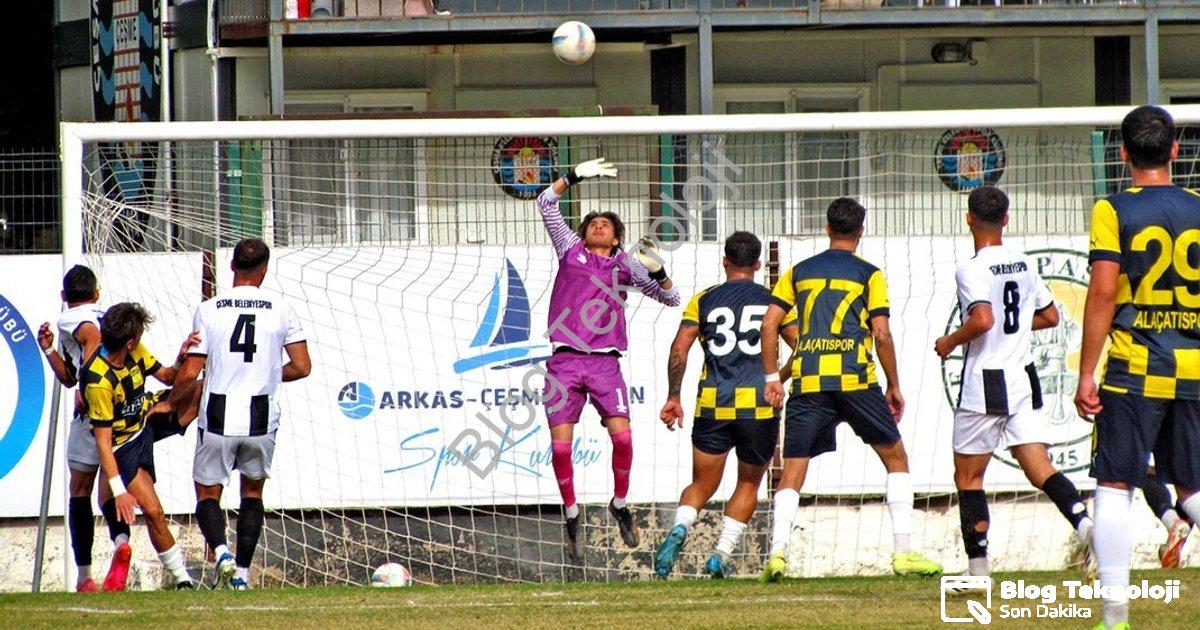"Çeşme Derbisinde Nefesler Tutuldu: Kazanan Çıkmadı" başlıklı haber için fotorealistik, profesyonel