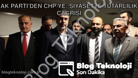 AK Parti’den CHP’ye: Siyasette Tutarlılık Çağrısı