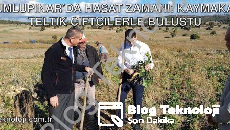 Dumlupınar’da Hasat Zamanı: Kaymakam Teltik Çiftçilerle Buluştu