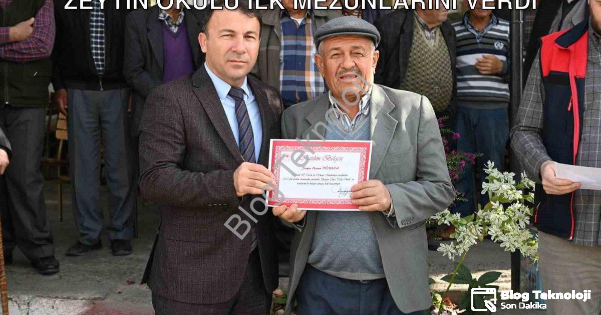 "Tavas'ta Tarımsal Eğitim Seferberliği: Zeytin Okulu İlk Mezunlarını Verdi" başlıklı haber için foto