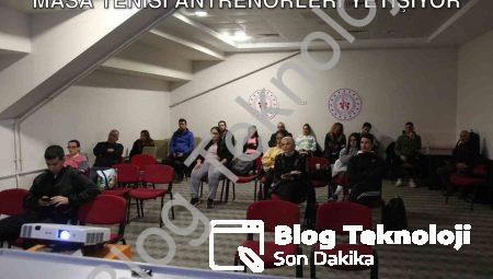 Muğla’da Sporun Geleceği İçin Dev Adım: Masa Tenisi Antrenörleri Yetişiyor