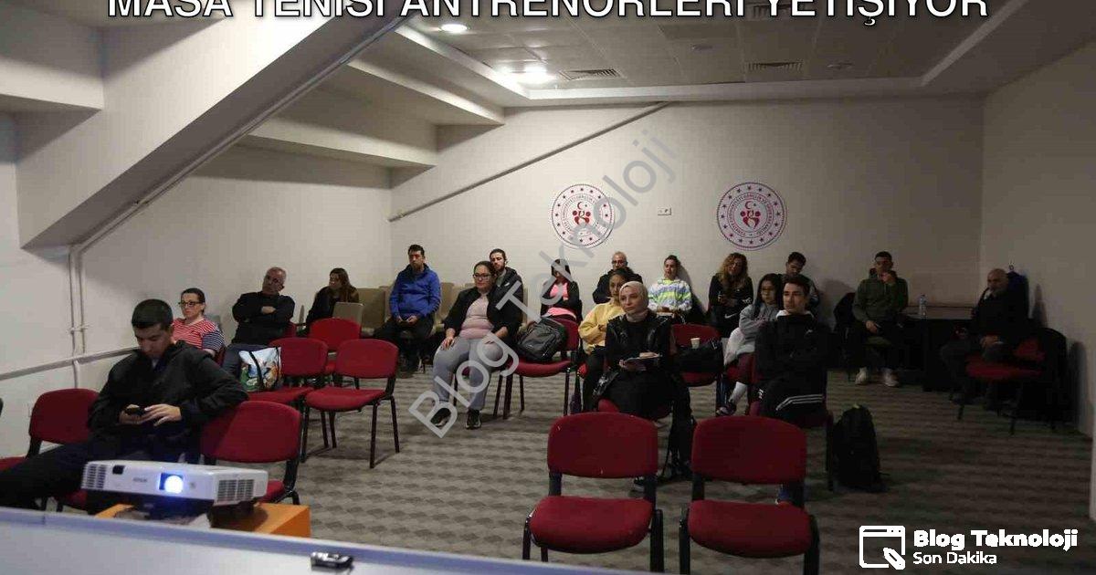 "Muğla’da Sporun Geleceği İçin Dev Adım: Masa Tenisi Antrenörleri Yetişiyor" başlıklı haber için fot