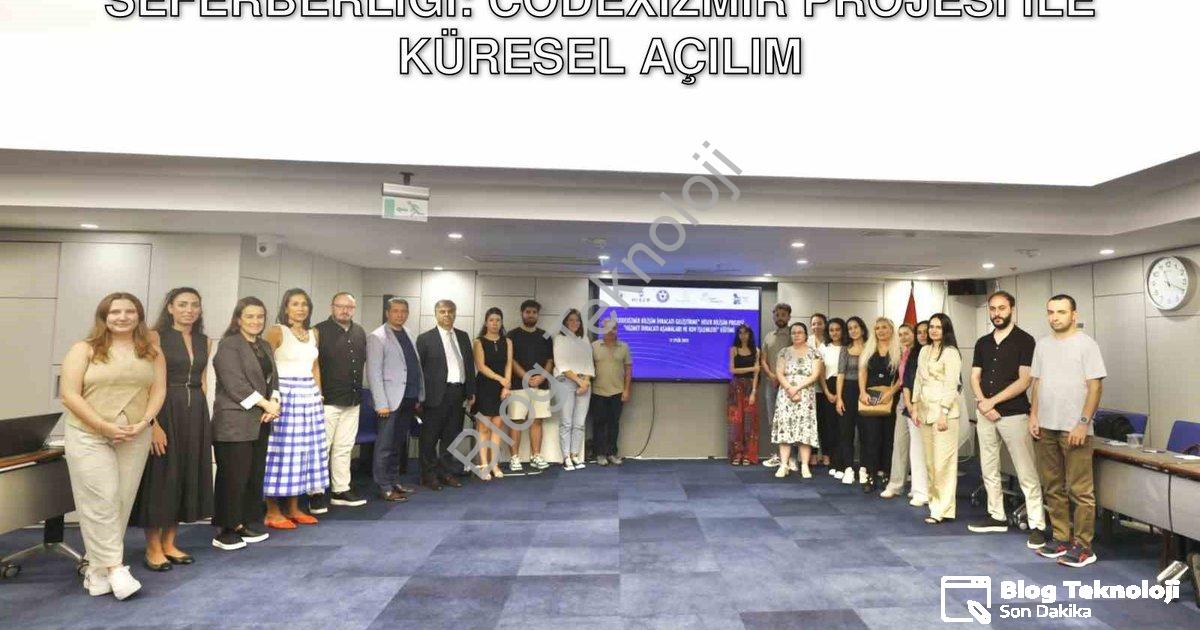 "İzmir Bilişim Sektöründe İhracat Seferberliği: Codexizmir Projesi ile Küresel Açılım" başlıklı habe