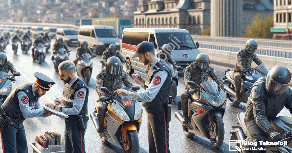 "Manisa'da Motosiklet Denetimi Bilançosu: Sürücülere Milyonluk Ceza Yağdı" başlıklı haber için fotor