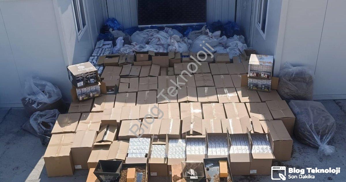 "Aydın ve İzmir'de Dev Kaçakçılık Operasyonu: Tonlarca Tütün Yakalandı" başlıklı haber için fotoreal