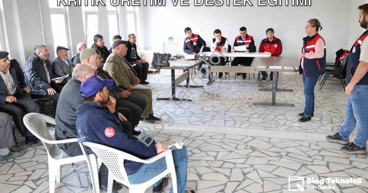 "Afyonkarahisar'da Çiftçilere Yönelik Kritik Üretim ve Destek Eğitimi" başlıklı haber için fotoreali