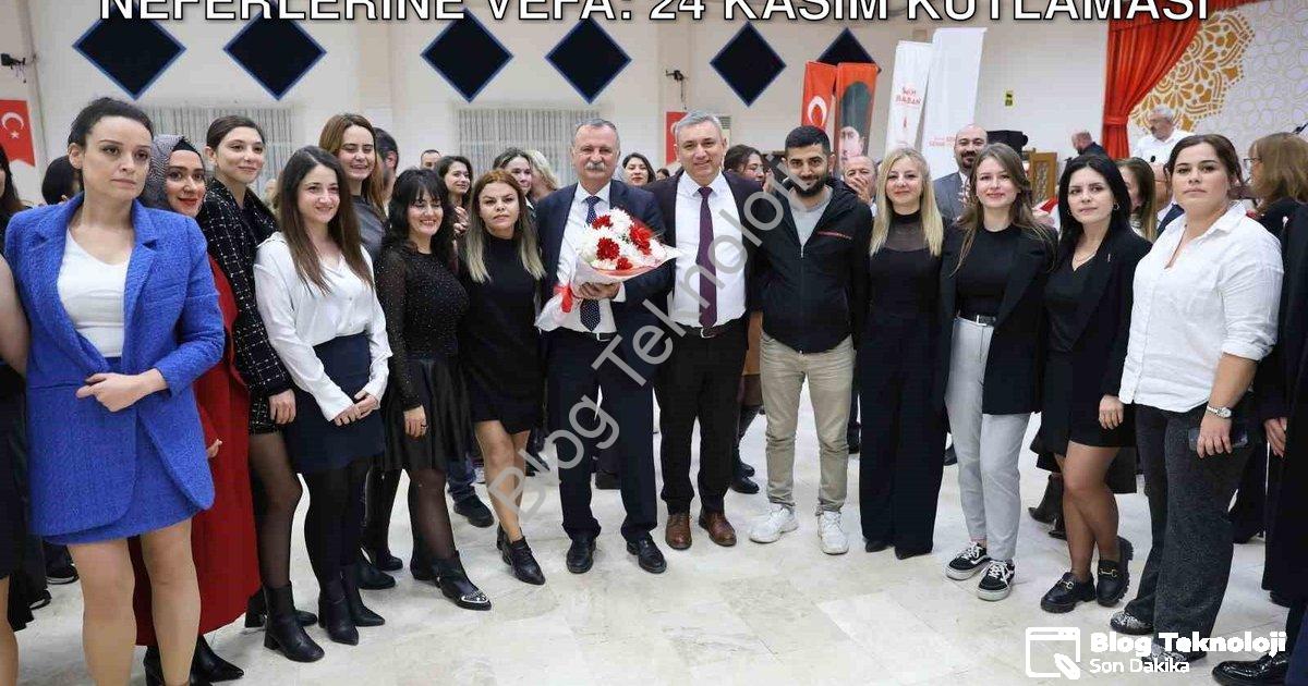 "Yunusemre Belediyesi'nden Eğitim Neferlerine Vefa: 24 Kasım Kutlaması" başlıklı haber için fotoreal