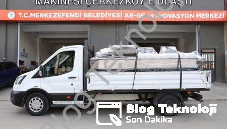 Merkezefendi’nin Yerli Üretim Mama Makinesi Çerkezköy’e Ulaştı