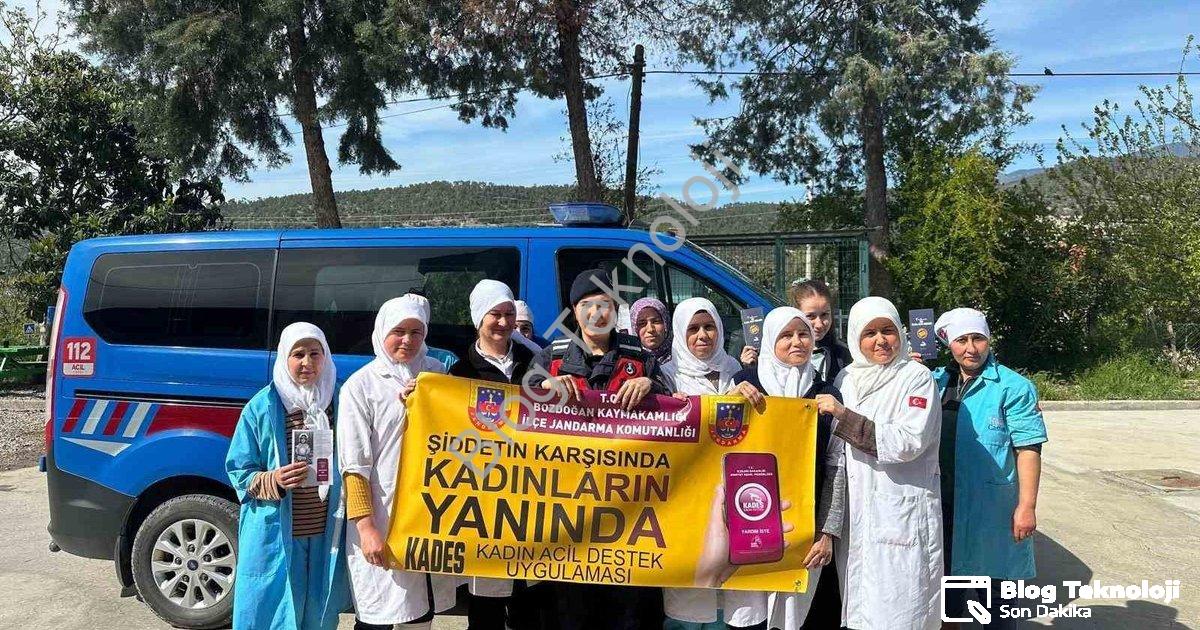 "Bozdoğan'da Kadınlara Dijital Güvenlik Kalkanı: KADES Bilgilendirmesi" başlıklı haber için fotoreal