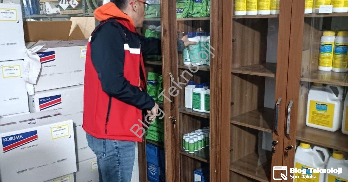 "Uşak'ta Tarımsal Güvenlik Seferberliği: Bitki Koruma Ürünleri Denetleniyor" başlıklı haber için fot