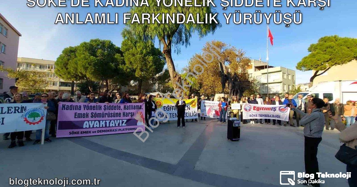 "Söke'de Kadına Yönelik Şiddete Karşı Anlamlı Farkındalık Yürüyüşü" başlıklı haber için fotorealisti