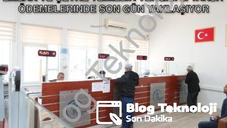 Emlak ve Çevre Temizlik Vergisi 2. Taksit Ödemelerinde Son Gün Yaklaşıyor