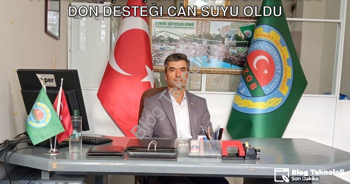 "Pazarlar Çiftçisine 41 Milyon TL Zirai Don Desteği Can Suyu Oldu" başlıklı haber için fotorealistik