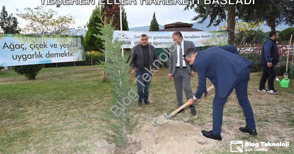"Denizli'de Okullar Arası Yeşil Rekabet: Yeşeren Eller Hareketi Başladı" başlıklı haber için fotorea