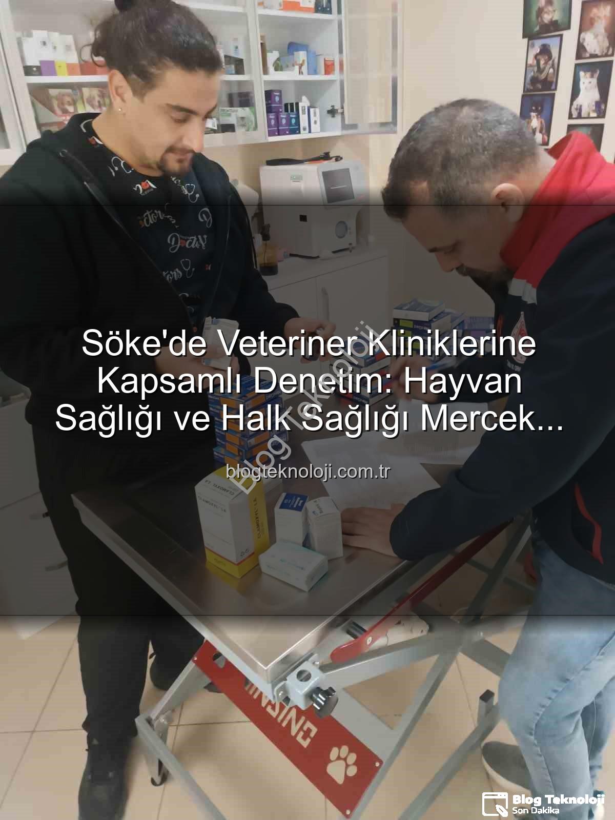 veteriner klinik denetimi - Söke'de Veteriner Kliniklerine Kapsamlı Denetim: Hayvan Sağlığı ve Halk Sağlığı Mercek Altında
