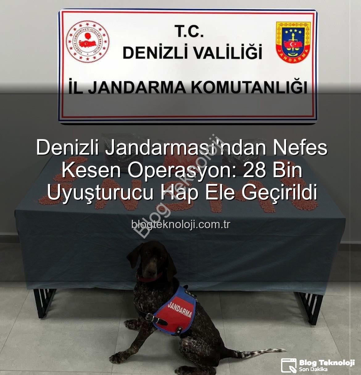uyuşturucu hap operasyonu - Denizli Jandarması'ndan Nefes Kesen Operasyon: 28 Bin Uyuşturucu Hap Ele Geçirildi