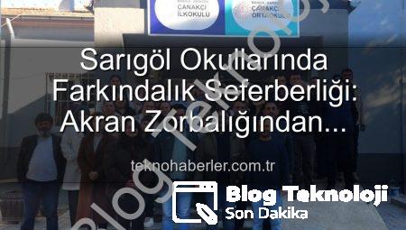Sarıgöl Okullarında Farkındalık Artıyor: Akran Zorbalığından Verimli Ders Çalışmaya Kapsamlı Eğitimler