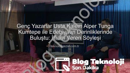 Genç Kalemler İlham Buldu: Yazar Alper Tunga Kumtepe Manisa’da Öğrencilerle Buluştu