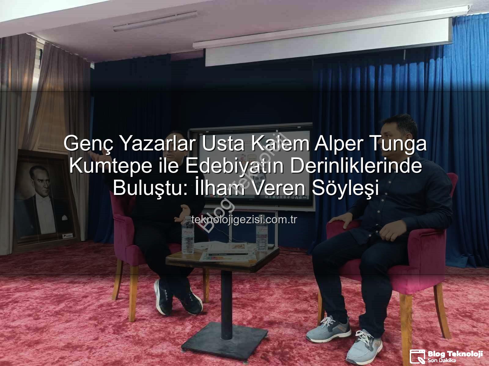 yazar Alper Tunga Kumtepe - Genç Kalemler İlham Buldu: Yazar Alper Tunga Kumtepe Manisa'da Öğrencilerle Buluştu