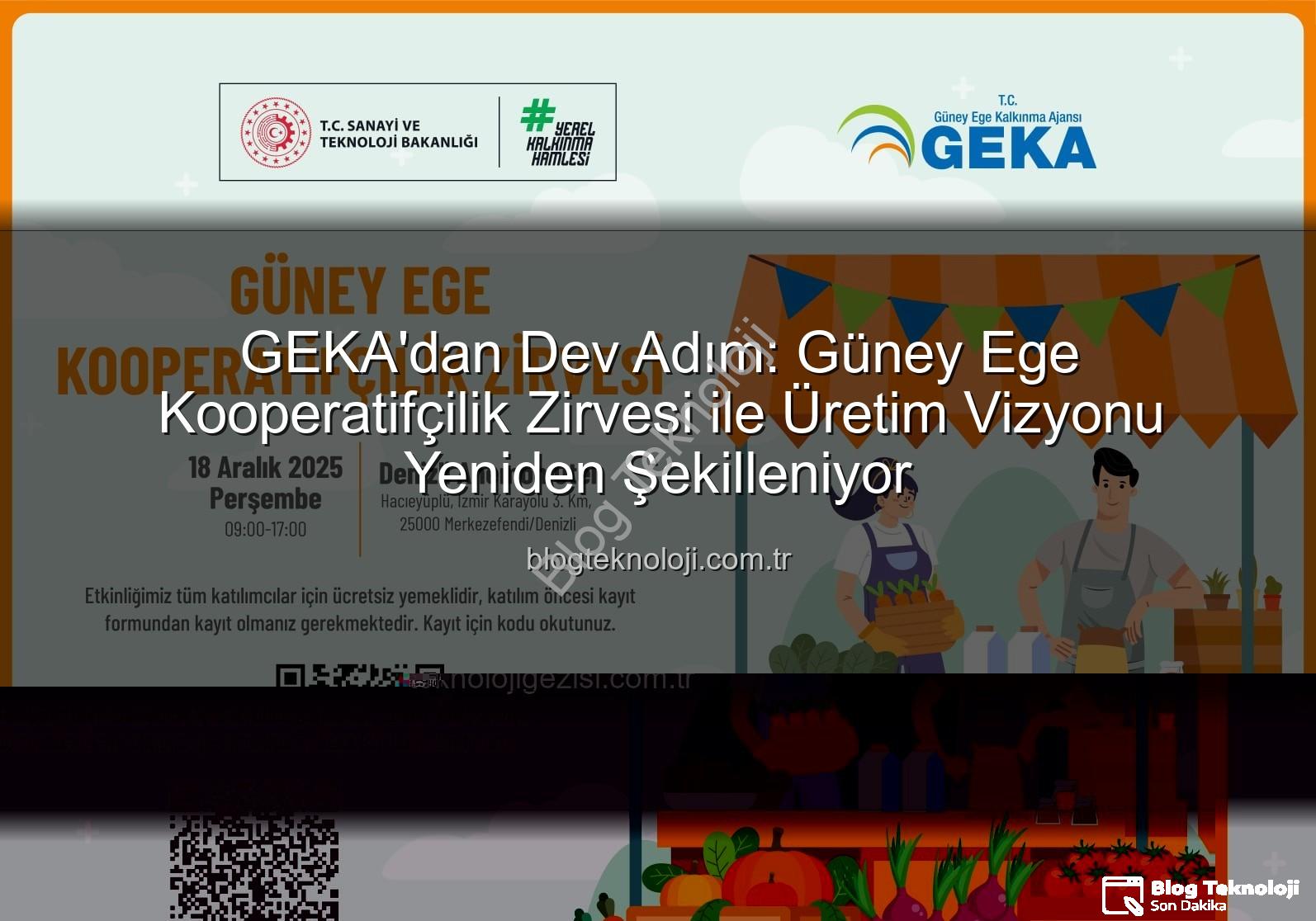 Güney Ege Kooperatifçilik Zirvesi - GEKA'dan Dev Adım: Güney Ege Kooperatifçilik Zirvesi ile Üretim Vizyonu Yeniden Şekilleniyor