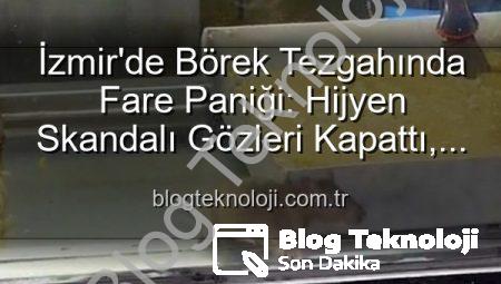 İzmir’de Börek Tezgahında Fare Paniği: Hijyen Skandalı Gözleri Kapattı, İşletme Mühürlendi