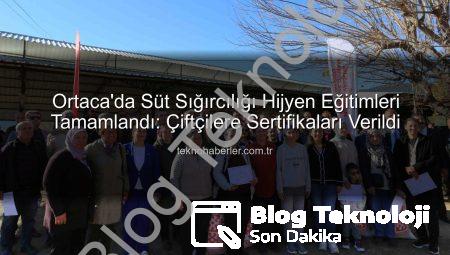 Ortaca’da Süt Sığırcılığı Hijyen Eğitimleri Tamamlandı: Üreticiler Sertifikalarını Aldı