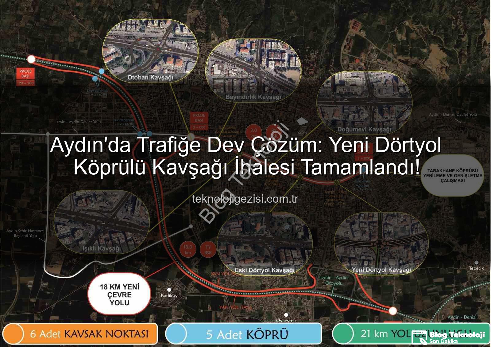 Aydın trafik sorununa çözüm - Aydın Trafiğine Nefes Aldıracak Dev Proje Başlıyor: Yeni Kavşaklar ve Çevre Yolu İhaleleri Tamamlandı